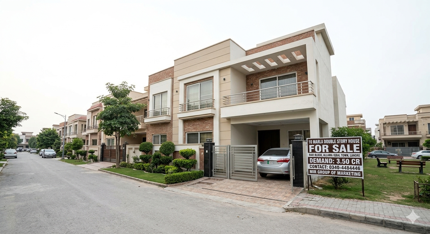 10 Marla Double Story House For Sale – ravi Block , Allama Iqbal Town ...
